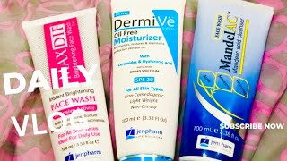 Jenpharm moisturizer and face wash review [upl. by Silver]