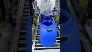 Automatic bagging of plastic barrels [upl. by Jasmin]