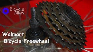 How To Remove And Install A Freewheel Cassette Sprocket On A Bicycle [upl. by Siraval]