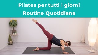 Pilates per tutti i giorni  Routine Quotidiana  35 Minuti  Esercizi di Pilates a Casa [upl. by Burchett]