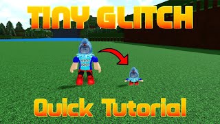 TINY GLITCH Tutorial 2020  ROBLOX Build A Boat For Treasure [upl. by Shirline]