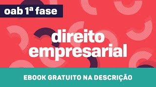 Direito Empresarial  OAB  Títulos de Crédito I  CURSO GRATUITO [upl. by Hamilah687]