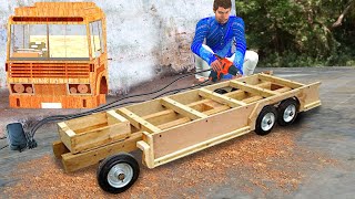 गरीब का लघु ट्रक Garib Ka Miniature Wooden Truck Comedy Video [upl. by Aicatsana]