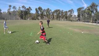 Soccer Training Exercises for Give and Go Passing  DSS 21 [upl. by Oelgnaed518]