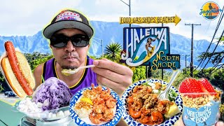 Epic 2Day NORTH SHORE Oahu Food Tour [upl. by Fancy]