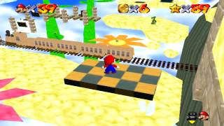 Super Mario Star Road Walkthrough Part 15 CloudRail Station No Save States [upl. by Leahcimsemaj]