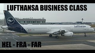 Lufthansa BUSINESS CLASS in 2024 HEL  FRA  FAR [upl. by Xuaegram]