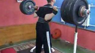 190kgx4 Barbell Bent Knee Goodmorning at 75kg [upl. by Walt]