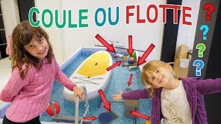 ÇA COULE OU ÇA FLOTTE EN PISCINE ENTRE SOEURS  • Kalys VS Athena  Studio Bubble Tea Challenge [upl. by Abdul]