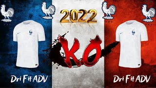 Unboxing comparatif Maillot FFF France Away 2223 Player Issue Dri Fit ADV Vrai v Fake [upl. by Aivad]