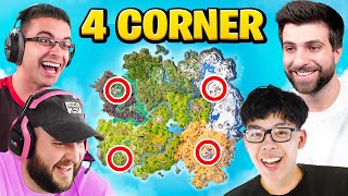 The 4 CORNER CHALLENGE in Fortnite Season 2 [upl. by Ion274]