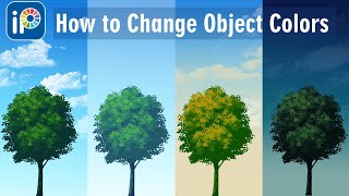 【Ibis Paint X】How to Change Object Colors 【Tutorial】 [upl. by Oiraved186]