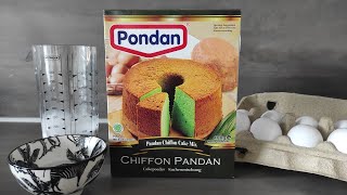 Pondon Chiffon Cake mix  Chiffon Pandan [upl. by Einapets]