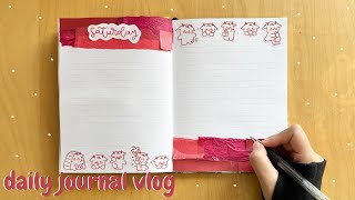 daily journal vlog  how i journal every day [upl. by Orlov]