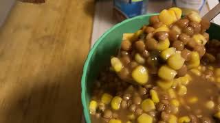 Canned Progresso Lentil Soup and Canned Whole Kernel Corn [upl. by Meng]