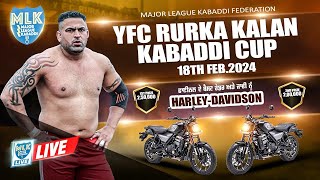 YFC Rurka Kalan Jalandhar  Major League kabaddi Cup 2024 Live Now [upl. by Ylrad763]