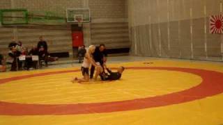 Cindy Dandois Grappling man vs woman [upl. by Sollars]