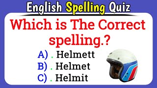 English Spellings Quiz  Which is the Correct Spelling  CAN YOU SCORE 2020 challenge [upl. by Ynohtnanhoj388]