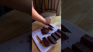 Crispy Caramel Chocolate Bar cooking cookingshorts recipe chocolate shorts caramel [upl. by Yrallam]