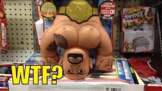 WWE FIGURE HUNT Kmart store wrestling action figures aisle The Rock Brodus Clay brawlin buddies [upl. by Nickles]