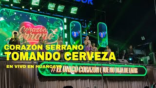 CORAZÓN SERRANO  Tomando cerveza En vivo en RITMO Y SABOR de Palían 16022024 [upl. by Redmond]