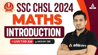 SSC CHSL 2024  SSC CHSL Maths By Akshay Awasthi Sir  Maths Syllabus Introduction [upl. by Carena26]