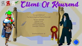 OSRS Client of Kourend Quest Guide  Ironman Approved [upl. by Einiar]