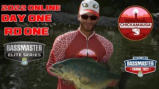 Bassmaster Fishing 2022 Online Chickamauga Lake Elite Day 1 Round 1 Gameplay April 1  April 11 [upl. by Gunar881]