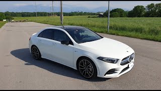 Mercedes A35 AMG Sedan Top speed 259 kmh on Autobahn [upl. by Mitman173]