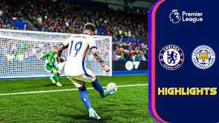 Chelsea Vs Leicester City Match Highlights  EPL [upl. by Kcub]