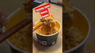 Samyang ramen spicy cheesy noodles recipe easy to make noodles asmr noodlesrecipe [upl. by Hpejsoj]