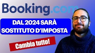 Nel 2024 Booking Verserà la Cedolare Secca a Posto Tuo [upl. by Eddra]