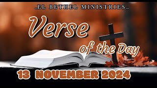 Todays English Bible Verse I Today’s English Bible Words 13112024 I English Bible Verse [upl. by Nrol]