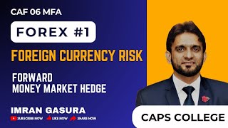 Risk Management Foreign Currency Risk Forward and Money Market Hedge CAF 6 MFA [upl. by Ramos181]