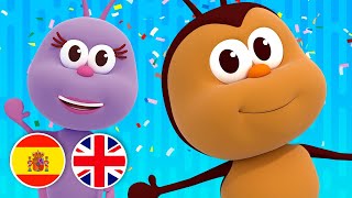 Aprendemos los Colores en Inglés Bailando con Bichikids  El Reino Dice [upl. by Aleris]