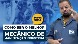 Profissão👨‍🔧👷‍♂️ Mecânico de Manutenção industrial  Super Dica da Engenharia aplicada em Campo [upl. by Amer]