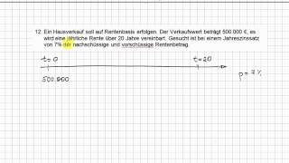 27 Beispiel zur Ratenzahlung  Finanzmathematik  WirtschaftsmathematikStatistik [upl. by Xeno]