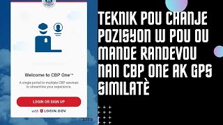 Teknik pou chanje pozisyon w pou ou mande randevou nan CBP ONE ak GPS Similatè [upl. by Coppinger955]