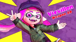 Vicvillon Weapon AD Splatoon Animation 4K [upl. by Maddock]