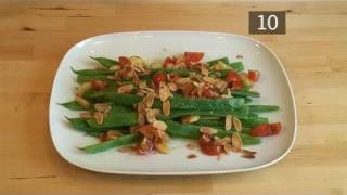 How To Make Your Favorite Green Beans And Garlic Salad [upl. by Ecirtnahc]