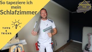 Vliestapete im Schlafzimmer  Tipps amp Tricks  Worauf achten [upl. by Oatis]