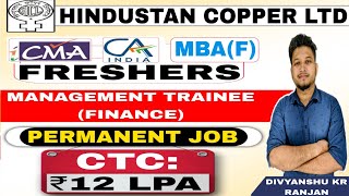 HCL Management trainee Finance Recruitment 2024  Freshers CACMAMBAFinance PsuGovt Job 2024 [upl. by Llenyaj847]