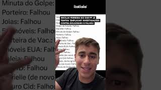 NIKOLAS FERREIRA DIZ QUE PF JÁ TENTOU EMPLACAR INVESTIGAÇÕES CONTRA BOLSONARO E FALHOU [upl. by Yrrak256]