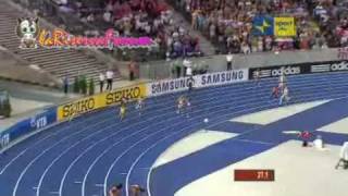 Mondiali Atletica Berlino 2009 Finale 4x100 Donne  Jamaica oro 4206 [upl. by Hilario]