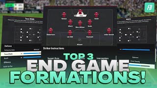 Top 3 END GAME Formations in FC 24 [upl. by Euqinotna]