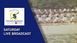 The Stotesbury Cup Regatta 2024 Saturday Broadcast [upl. by Ahsakat]