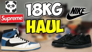 18KG BUDGET PANDABUY HAUL TRAVIS SUPREME OFF WHITE JORDAN NIKE GRATEFUL DEAD [upl. by Irrehs]