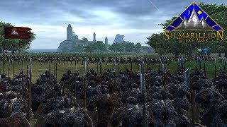 THE HOUSE OF FINARFIN DEFENDS ITS BORDERS Siege Battle  Silmarillion Total War [upl. by Nauwtna]