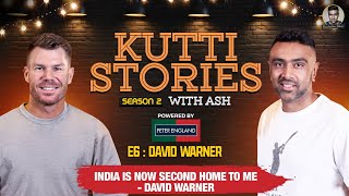 India is now second home  David Warner  Kutti Stories with Ash  R Ashwin [upl. by Eener62]