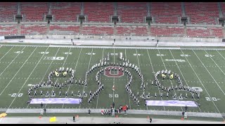 The Ohio State University Marching Band performs at Buckeye Invitational 2024 [upl. by Coltin]